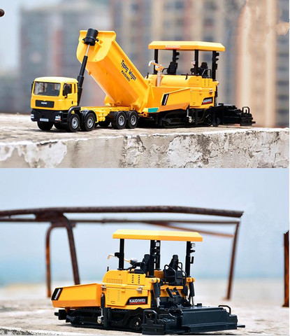high imitation Dump Trucks and Pavers model,1:32 alloy engineering truck toy vehicles,metal castings,wholesale ► Photo 1/6