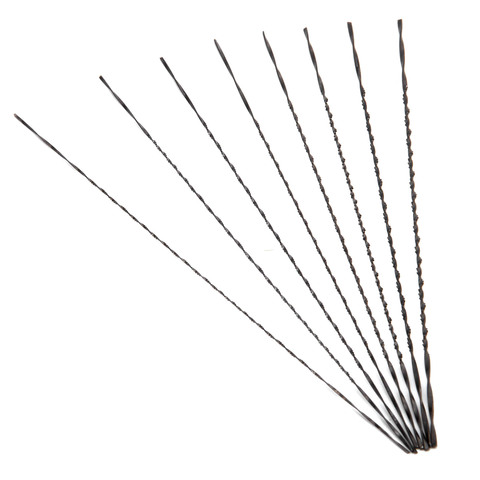 DRELD 12Pcs 130mm Scroll Saw Blades 1#-8# Carbon Steel Jig Saw Blades Spiral Teeth Saw Blades For Carving Cutting Wood Metals ► Photo 1/6