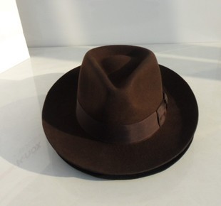 Wool Fedora Hat Unisex Felt Fedoras Hats Adult Fashion Trilby Hats Popular Headwear Wool Fedora Trilby Hats Man's Cap  B-8130 ► Photo 1/6