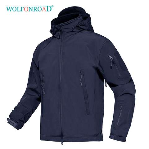 WOLFONROAD Men Tactical Military Jackets Softshell Hiking Jacket Coat Outdoor Sport Clothes Waterproof Windproof Winter Jacket ► Photo 1/6