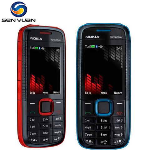 Original Nokia 5130 XpressMusic unlocked mobile phone Bluetooth FM russian keyboard support cell phone ► Photo 1/5