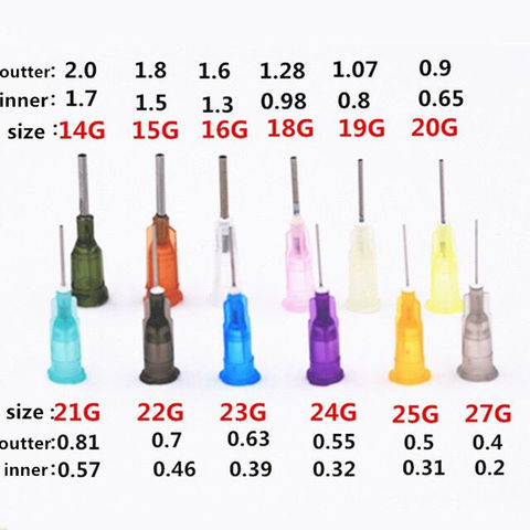 12kinds Dispensing Tips Liquid Dispenser Syringe Needles Tips 16GA,18GA,21GA,22GA,23GA,24GA,25GA Gauge for Tips Glue Dispensing ► Photo 1/6