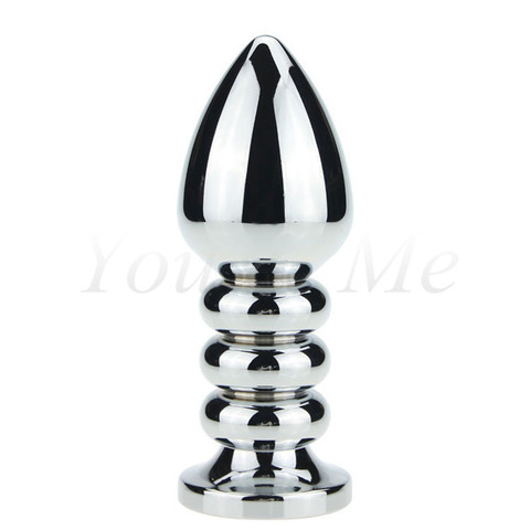 168G Large size metal jeweled huge butt plug steel crystal anal plug beads 13 color for choose Adult Sex Toys for Women and Men ► Photo 1/6