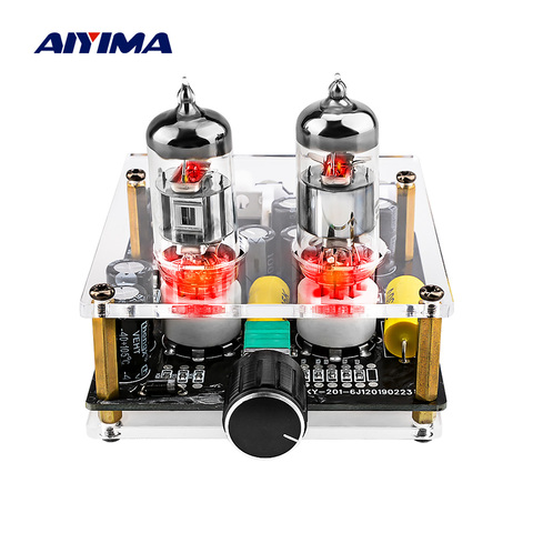 AIYIMA Amplificador Fever 6J3 Tube Preamplifier Mini Pre Amplifiers Audio Board Preamp Bile Buffer Power Amplifier Professional ► Photo 1/6