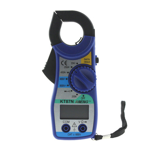 KT87N Digital Multimeter Amper Clamp Meter Current Clamp Pincers AC/DC Current Voltage Tester frequency counter Power Meter Test ► Photo 1/6