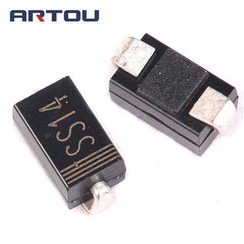 20PCS SMD Schottky diode 1A/40V 1N5819 IN5819 SS14 SMA ► Photo 1/1