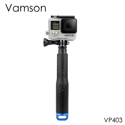 Vamson for GoPro 8 7 6 5 Aluminum Extendable Pole Selfie Stick Monopod Tripod Mount for GoPro Hero 6 5 4 for Xiaomi for Yi VP403 ► Photo 1/6