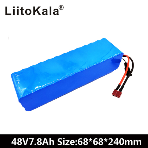 LiitoKala 48V 7.8AH 13S3P battery pack 48V 15AH 1000W Electric bicycle battery 48V Lithium ion battery 30A BMS ► Photo 1/1