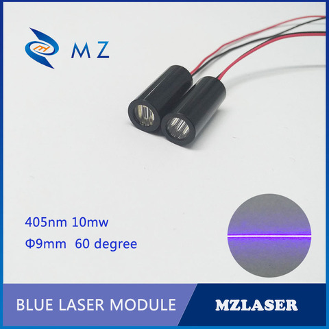 9mm 405nm 10mw Industrial grade APC driven blue line laser module ► Photo 1/4