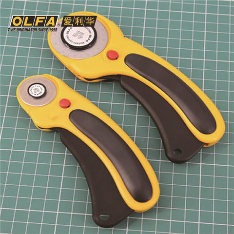OLFA  Deluxe Ergonomic Rotary Cutter RTY-1/DX  RTY-2/DX RTY-3/DX Stainless Steel Blade OLFA RB60 RB28 PIB45 RB45 ► Photo 1/4