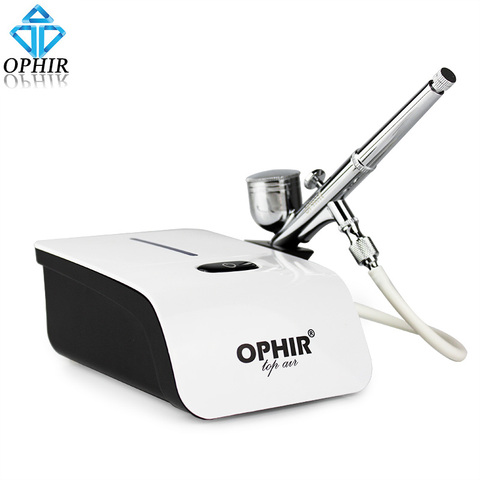 OPHIR Pro Airbrush Kit with Air Compressor Airbrushing for Cake Decorating Hobby Paint Airbrush Gun Cake Tools _AC117W+AC004A ► Photo 1/1