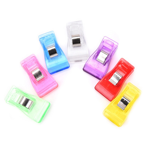 Plastic Clips Quilt Tools Patchwork Sewing Accessory Edge Clip Sewing Machine Tools Clips 10 Pcs 3.5*1.8cm ► Photo 1/6