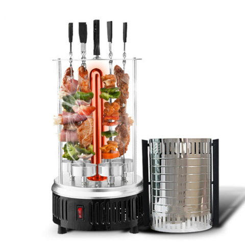 3 in 1 Electric BBQ Kebab Grill Machine ,1000W Automatic Rotating