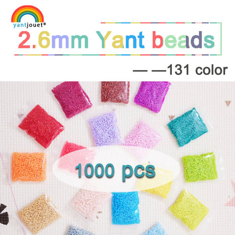 225colours 2.6mm YANTJOUET 1000pcs Iron Beads for kids Hama Beads Fuse Beads Diy Puzzles Mini Beads quality Gift ► Photo 1/6