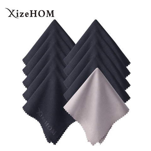 XizeHOM Cleaner Clean Glasses Lens Cloth Wipes For Sunglasses Microfiber Eyeglass Cleaning Cloth (15*18cm, 10pcs) ► Photo 1/5