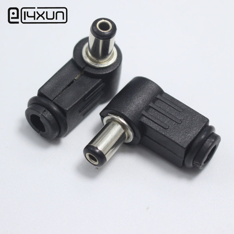 5.5x2.1 mm DC Power Plug 5.5*2.1 mm L-shaped Male 90 Right Angle Single Head Jack Adapter Cord Connector ► Photo 1/6