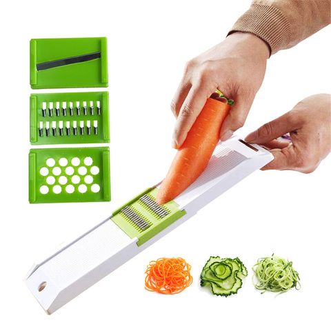 Vegetable Fruit Spiral Slicer Carrot Cucumber Grater Spiral Blade