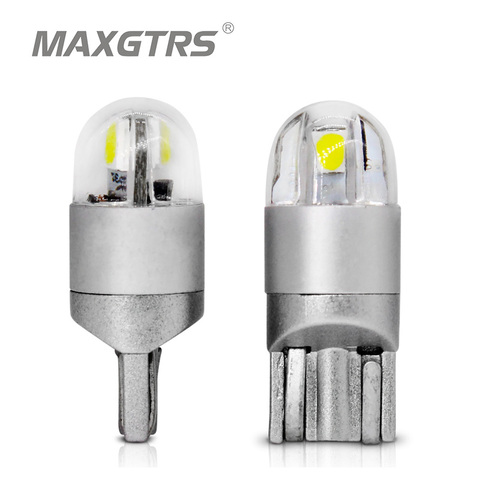 2x T10 168 194 W5W LED For 3030 Chip Replacement Bulbs Car License Plate Parking Lights Car Light Source 12V Car Styling ► Photo 1/6