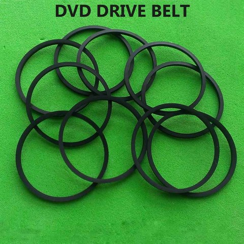 10Pcs/Bag DVD CD VCD Transmission belt All Size Folded Length 2.5-6.5cm 60/65MM Thickness 1.2mm Rubber Belt Drive Strap ► Photo 1/3