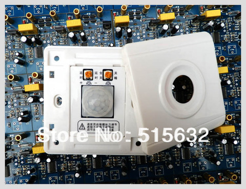 free shipping new version PIR Light Switch Sensor Body Moving Detector Motion Sensing Lighting Switching ► Photo 1/4