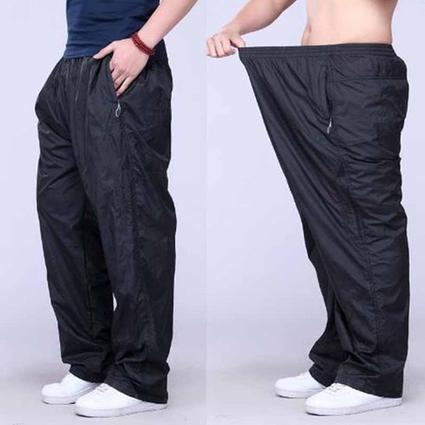 plus size fat trousers spring summer casual pants men's sweatpants mid full pants loose thin sweatpants pants men clothes 2022 ► Photo 1/6