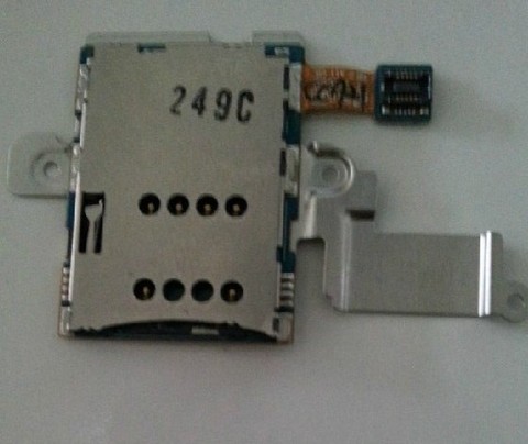 New Original For Samsung Galaxy Note 10.1 N8000 Sim Card Reader Holder Socket Tray Slot Flex Cable ► Photo 1/1
