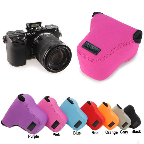 Neoprene Soft Camera protect case bag cover for Sony NEX-7 NEX-6 F3 Alpha A6000 18-55mm, 1pcs 7 colors for choose ► Photo 1/6