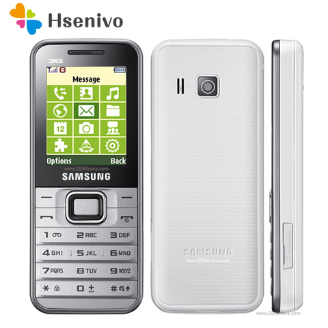 E3210 100% Original Unlocked Samsung E3210 GSM One Sim Card FM Bluetooth FM Radio Mobile Phone with russia keyboar Free Shipping ► Photo 1/6