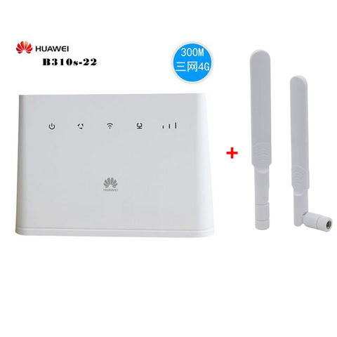 Original Huawei B310S-22 High Speed LTE Cat4 150Mbps 4G Wireless Gateway WiFi Router +2pcs antenna ► Photo 1/6