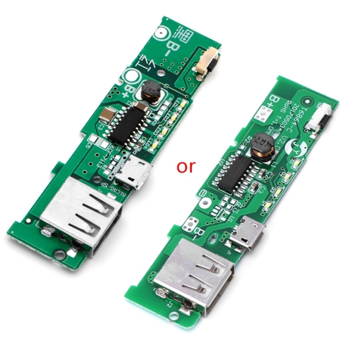 USB 5V 2A Mobile Phone Power Bank Charger PCB Board Module For 18650 Battery ► Photo 1/6