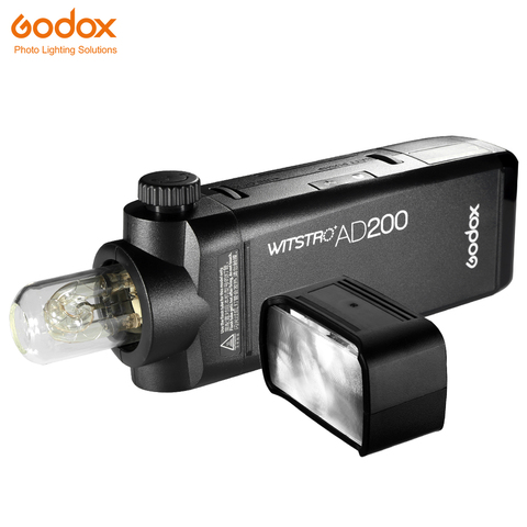 GODOX AD200 200Ws GN 60 TTL High Speed Sync Flash Strobe Built-in 2.4G Wireless X System with 2900mAh Lithium Battery Flashlight ► Photo 1/6