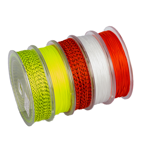 20/30LB Line Backing  Fly Fishing Trout Line & Loop White Orange Yellow Braided ► Photo 1/6