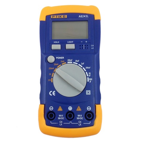 Multimeter A6243L 3 1/2 Capacitor Meter Inductor LC Meter 2nF-200uF & 2mH-20H compatible tester ► Photo 1/6