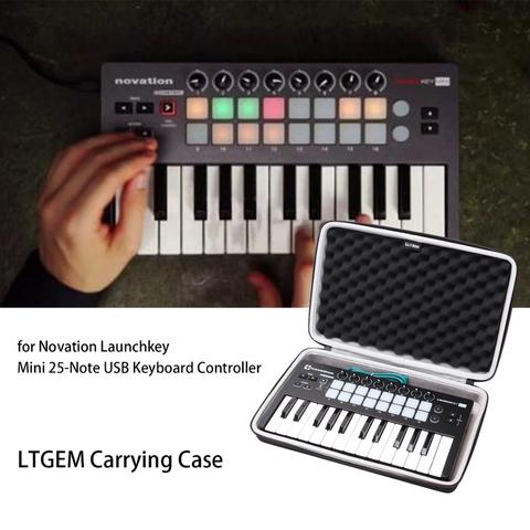 LTGEM EVA Hard Case for Novation Launchkey Mini 25-Note USB Keyboard MK2 Controller - Travel Protective Carrying Bag ► Photo 1/5