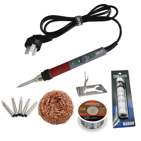CXG DT70S 220V 70W Adjustable Soldering Iron Soldering Tool Thermostat Internal Heating With Solder Station ► Photo 1/6