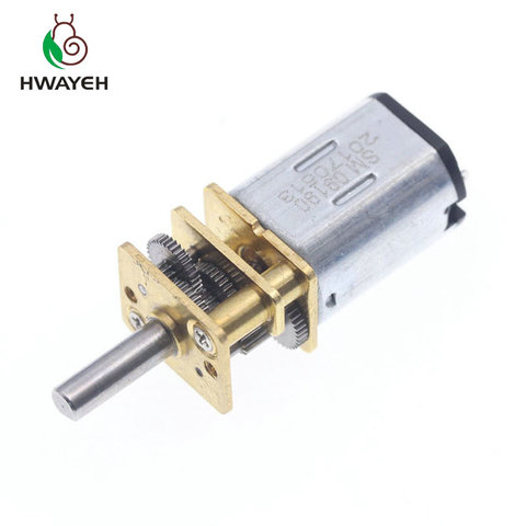 1pcs N20 Micro Metal Gear motor Electric gear box 3V 6V 12V 30/50/60/100/120/200/400rpm DC 6V 200rpm 3MM Shaft Diameter ► Photo 1/5