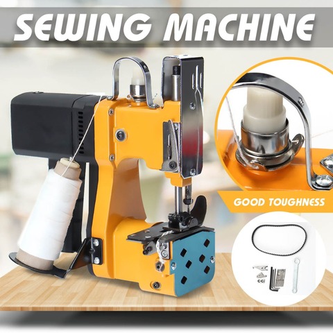 220V/110V electric sewing machine portable automatic packaging machine home textile industry woven bag sealing machine GK9-890 ► Photo 1/6
