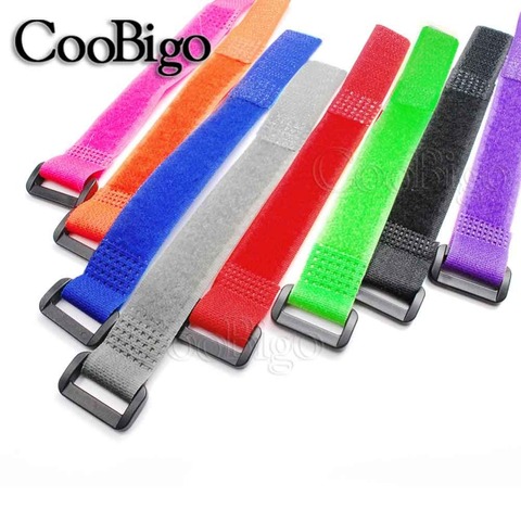5pcs Magic Tape Sticks Cable Ties Model Straps Wire With Battery Stick Buckle Belt Bundle Tie Hook Loop Fastener Tape Accessory ► Photo 1/6