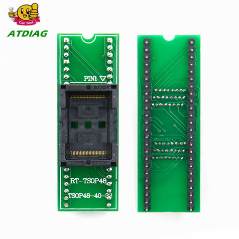Top Quality TSOP48 to DIP48 adapter,TSOP48 test socket 0.5mm Pitch for RT809F RT809H & for XELTEK USB Programmer ► Photo 1/6
