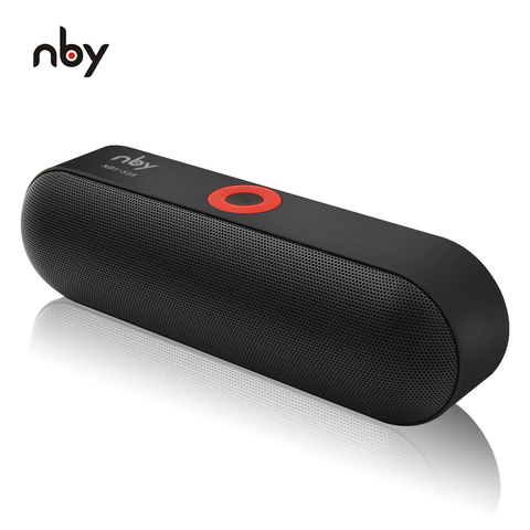 NBY S18 Portable Bluetooth Speaker with Dual Driver Loudspeaker,12 Hours Playtime,HD Audio Subwoofer Wireless Speakers with Mic ► Photo 1/6