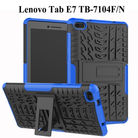 Heavy Duty 2 in 1 Hybrid Rugged Case For Lenovo Tab E7 2022 Tablet Funda Cover For Lenovo 7104 TB-7104F 7 inch case+Film+Pen ► Photo 1/6