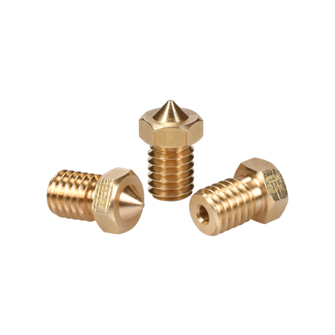 100PCS 3D Printer Parts 3D V6&V5 J-Head 3D V6 Brass Nozzle Extruder Nozzles 0.2/0.25/0.3/0.4/0.5/0.6/0.8/1.0 mm For 1.75/3.0mm ► Photo 1/6