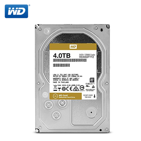 Western Digital Gold NAS Hard 2TB 4TB 6TB 8TB Enterprise Hard Drive Network Storage 3.5' 7200RPM SATA3 HDD 6Gb/s ► Photo 1/6
