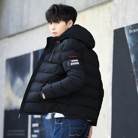 Dropshipping Streetwear Fashion Winter Jacket Men Thick Warm Parka Mens Coat Casual Slim Student Male Overcoat - Price history & Review | AliExpress Seller - VOLGINS Official Store | Alitools.io