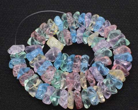 multicolor quartz roundel wave 14*5mm 15inch for DIY jewelry making  loose beads  FPPJ wholesale nature ► Photo 1/2