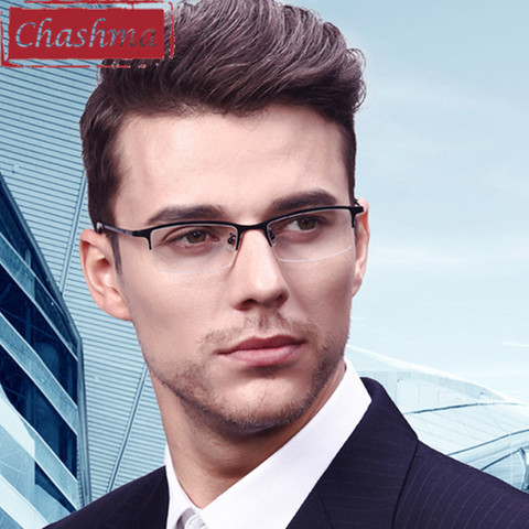 Chashma Myopia Glasses Frames Quality Eyewear Men Frame Pure Titanium Ultra Light Frame for Men Nickel Free Eyeglasses ► Photo 1/6