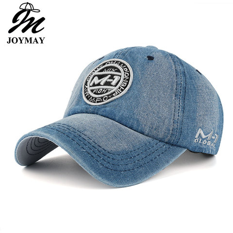 New arrival high quality snapback cap demin baseball cap 5 color Jean badge embroidery hat for men women boy girl cap B346 ► Photo 1/6
