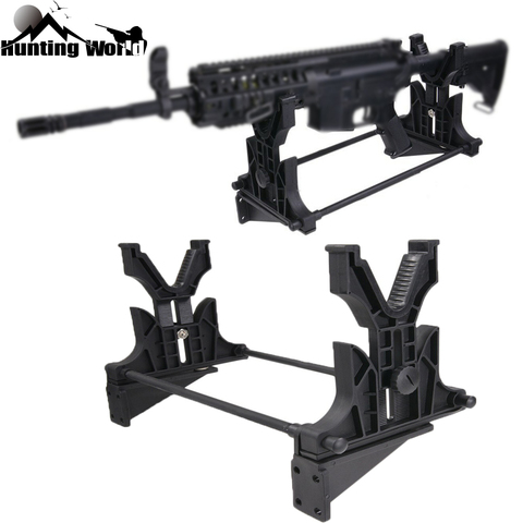 Tactical Cleaning & Maintenance&Display Rifle Stand Gun Rack Cradle Holder Bench Rest Wall Stand for Hunting Rifle Accessories ► Photo 1/6