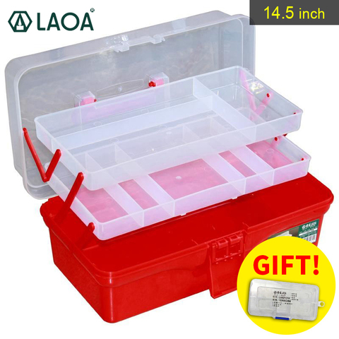 LAOA Colorful Folded Tool Box Work-box Foldable Toolbox Medicine Cabinet Manicure Kit Workbin For Storage ► Photo 1/6
