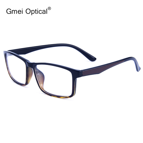Gmei Optical Rectangular Ultralight TR90 Business Men Glasses Frame Prescription Eyeglasses Frames Women Full Rim Eyewear G6087 ► Photo 1/6